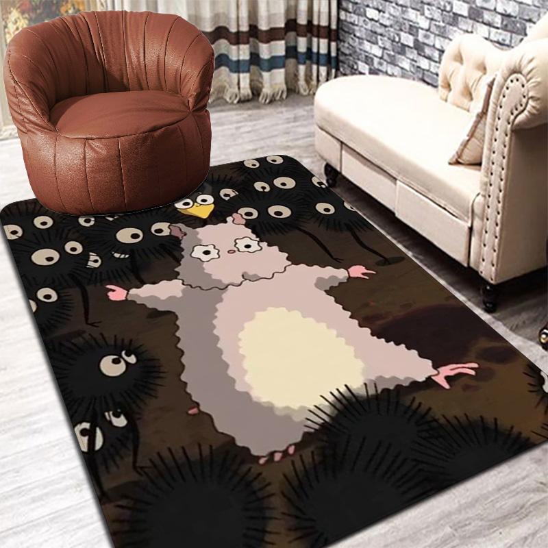 Spirited Away Rug Floor Mat for Living Room or Bedroom Soft and Comfortable Carpet a Gift for Birthday and Holiday.DFDT261018301