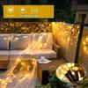 50/100 LEDs Solar Twinkling Fairy Lights 8 Modes LED String Lights Outdoor 23/39FT for Garden Party Decoration Ambient Lighting