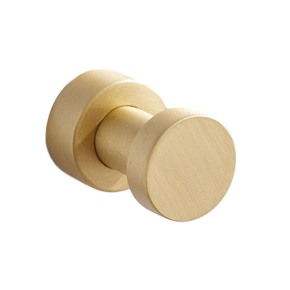 Copper Modern Towel Hooks For Bath - Wide Applications Brass Adhesive Hanger Modern Design Powerful Self-Adhesive