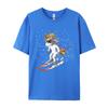 Cute Skiing Unicorn Girls Unicorn Tshirt Unisex Anime Printed Tshirts Gifts Tees Shirts Male Clothing