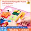Baby Life Skills Practice Board Children'S Felt Early Education Board Children'S Felt Busy Edition Felt Learning Board