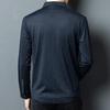Autumn Seamless High-Elastic Men's Non-Iron Wrinkle-Resistant Long Sleeve Business Shirt