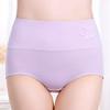 Big Size Women Spring and Autumn Pure Cotton Postpartum Abdominal Lift Hip High Waist Briefs