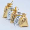 20Pcs Adjustable Jewelry Packaging Bag Dustproof Silver Gold Colors Gift Drawstring Bags Reusable Multifunctional