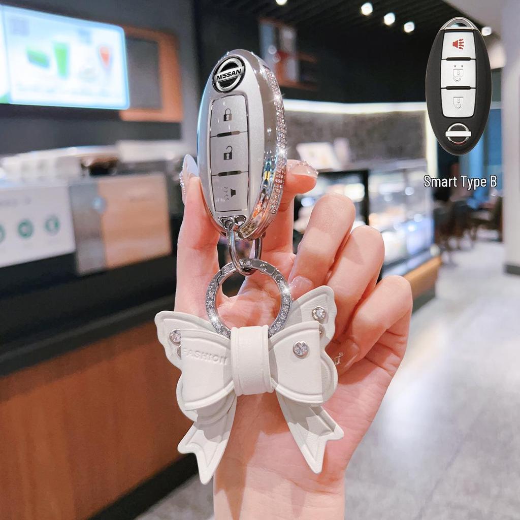 Nissan Key Case Protective Cover for Sylphy, Teana, Qashqai, Murano, Terra, Tiida, Ariya, Kicks