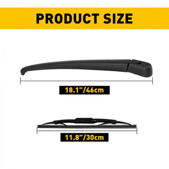 Rear Windshield Wiper Arm & Blade For Hyundai Tucson 2005 2006 2007 2008 2009