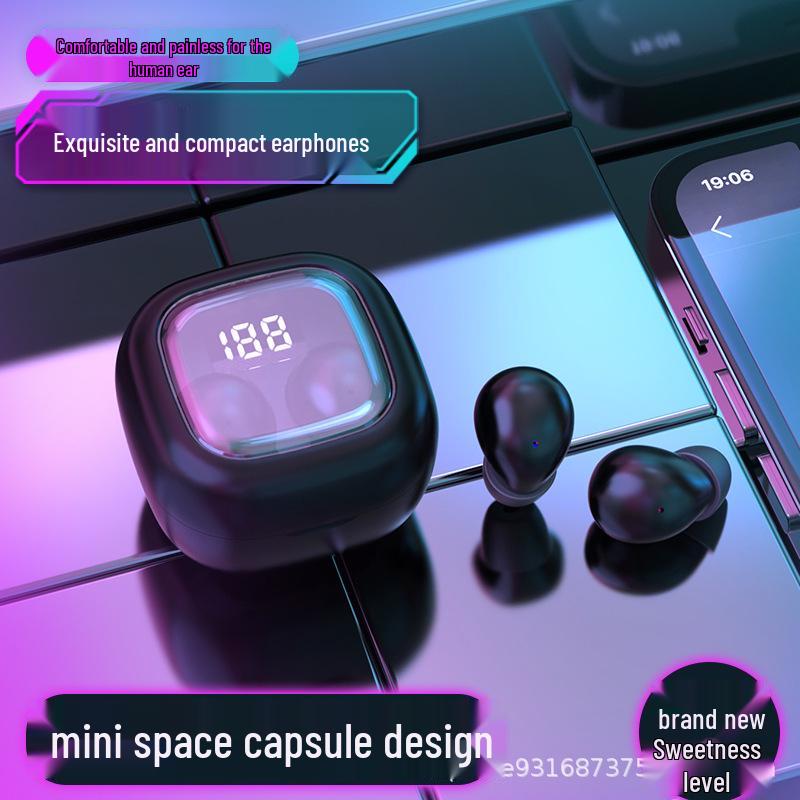 SK19 Wireless Bluetooth Mini Earphones - Unisex In-Ear Design