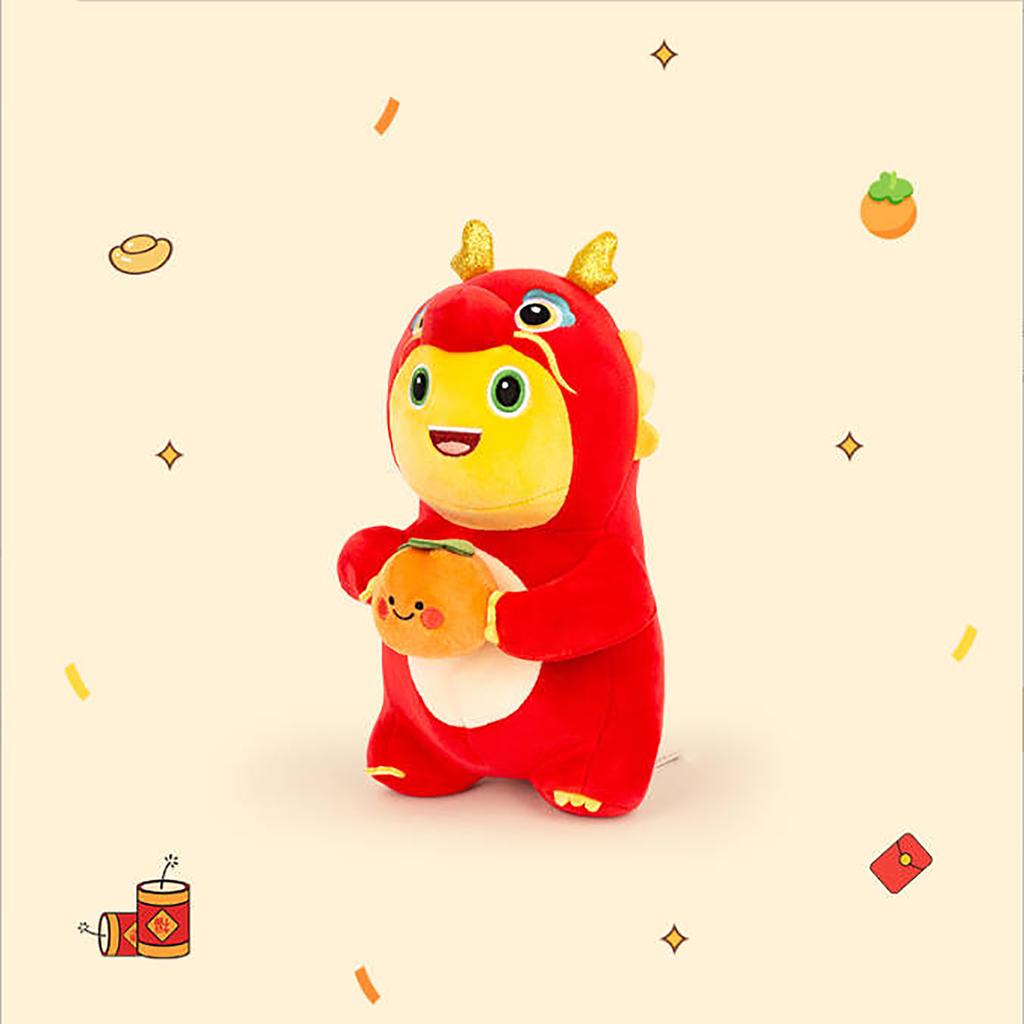 Milk Dragon Plush Doll Toy Dinosaur Cartoon Doll Doll Machine Gift Box  Mascot