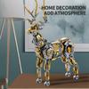 924PCS Mechanical Elk Building Blocks Creative Animal Robot Model Assembly Bricks Desktop Decoration Kids Toys Holiday Gifts No Box