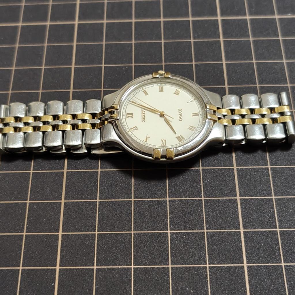 SEIKO Dolce Quartz New Management K26e [Working Condition] 5E31-6E40 Men's Watch, Battery