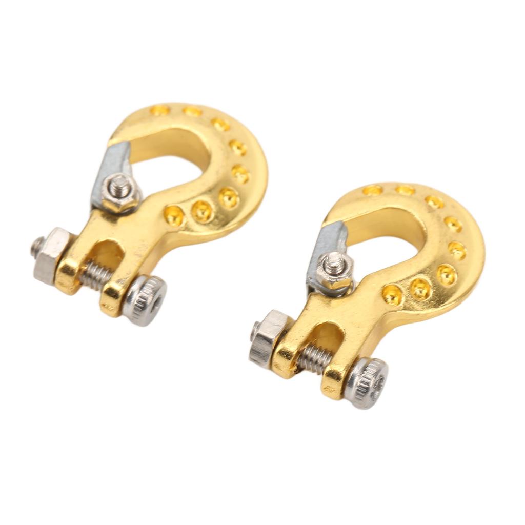 2 STÜCKE RC Anhängerhaken Leichte Aluminiumlegierung RC Windenhaken für SCX10 D90 110 RC Autos Upgrade