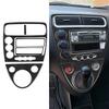 4Pcs Carbon Fiber Center Console Panel Cover Trim For Honda Civic Si 2002-2005