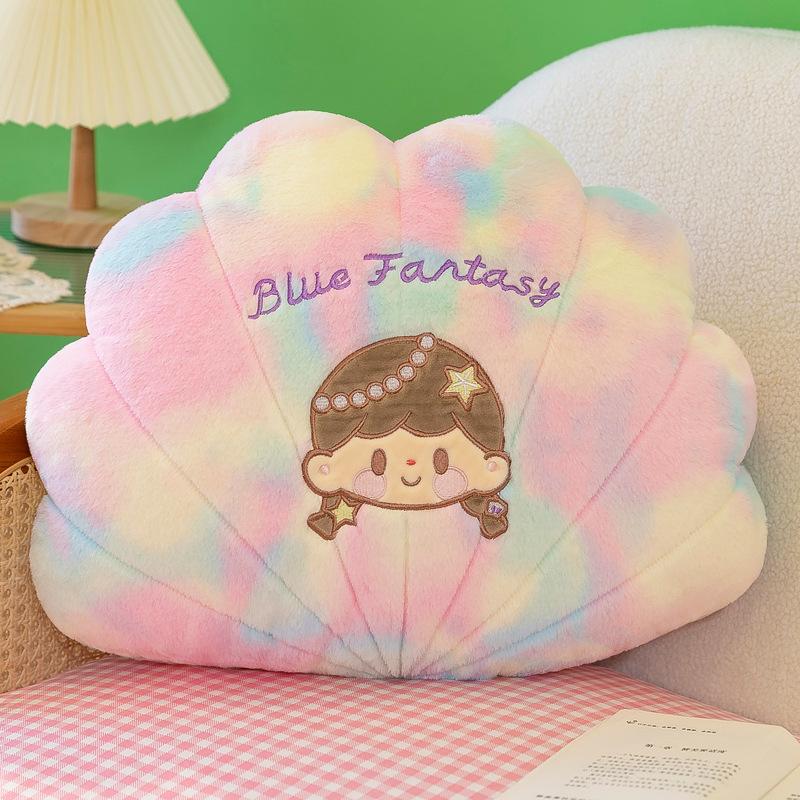 

Toy Shell Plush Doll Throw Pillow Gift Cushion Comfortable And Soft Loveliness 35cm/13.78in рожевий