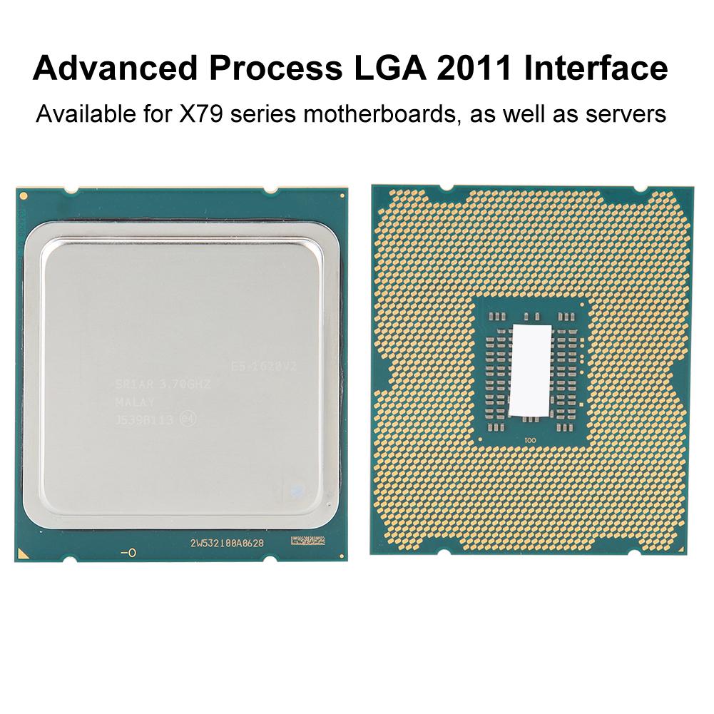 CPU Processor 4 Core 8 Threads 3.7GHZ LGA 2011 Official Version Fit for Intel Xeon E5 1620 V2