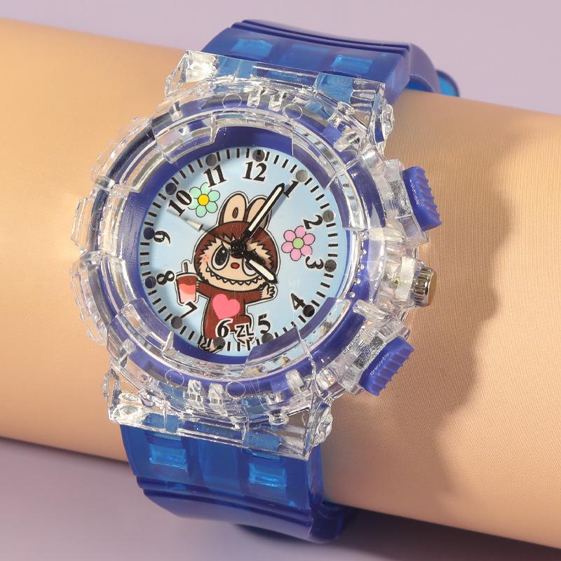 Children's Watch Cartoon Luminous Electronic Watch Cute Girl Watch Elementary School Student Digital Hand Quartz Watch