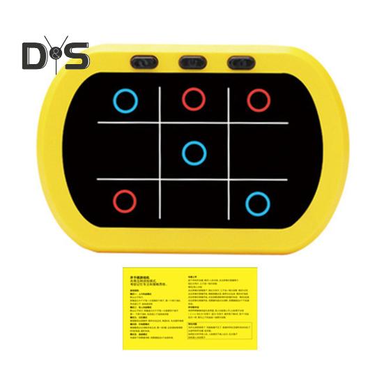 

5-в-1 портативная игровая консоль-головоломка, портативная дорожная игра для обучения и развития памяти, настольные игры для взрослых и детей жёлтый