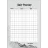 Övningsrutigt block för kinesisk kalligrafi för studenter och barn