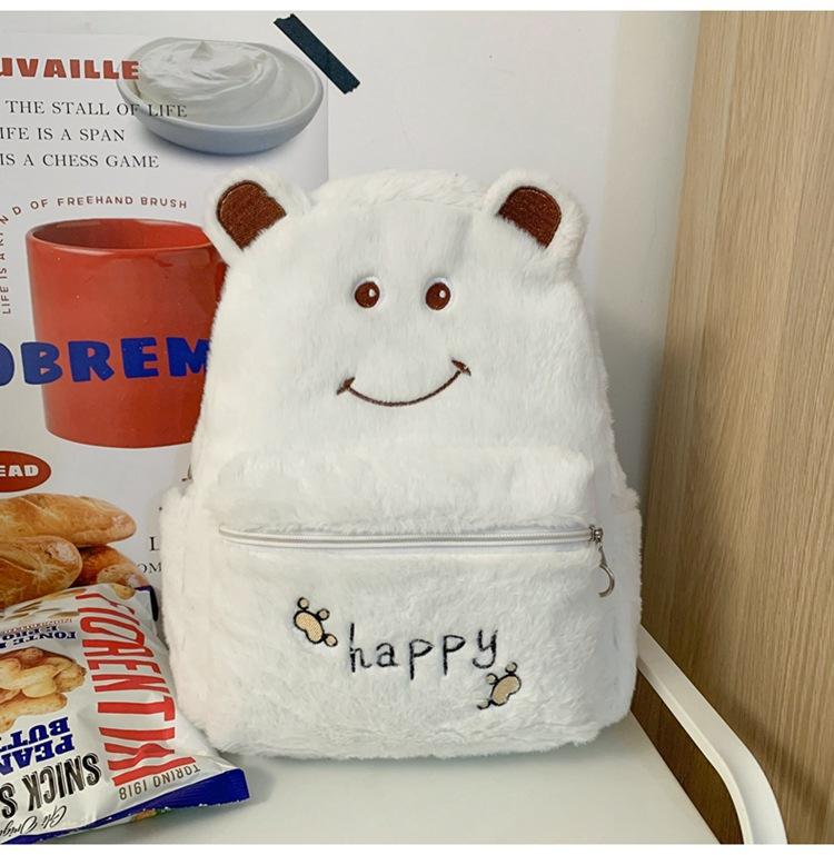 

School BagsCollege student girl new backpack primary school students junior high school students high school students high value large capacity білий