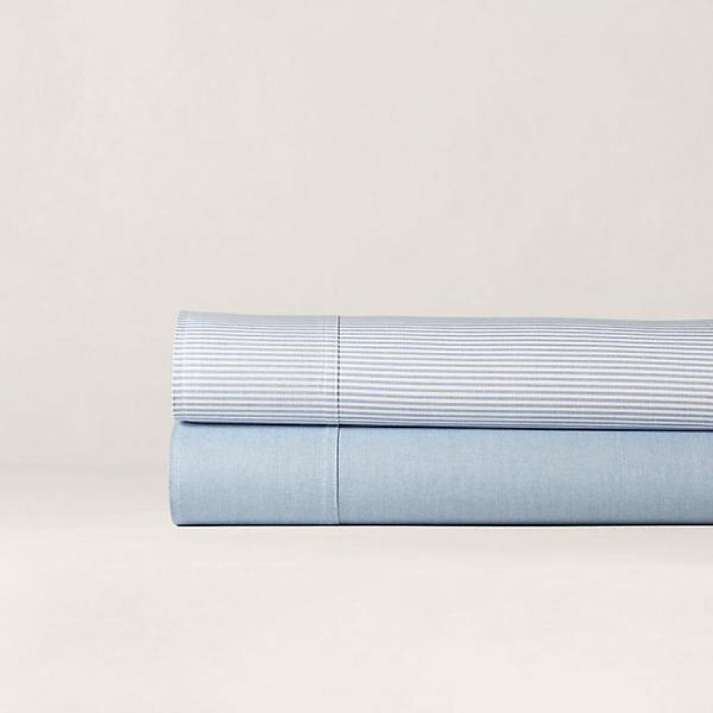 Ralph Lauren Organic Cotton Oxford Stripe Sheet Hmrlbedhr223227400