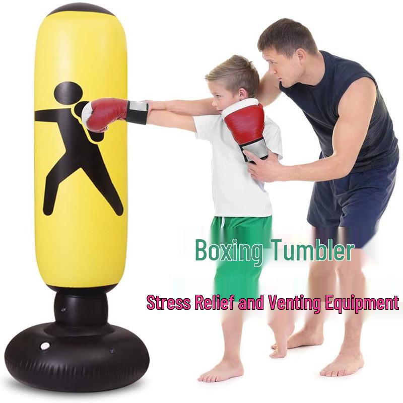 Freistehender Boxsack für Box-, Taekwondo- und Sanda-Training - Geeignet für Erwachsene und Kinder