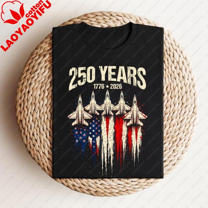 Maglietta Anniversario Giorno dell'Indipendenza Jet da Combattimento Patriottico Giorno dell'Indipendenza Abbigliamento Donna Harajuku Top Y2k Magliette Grafiche