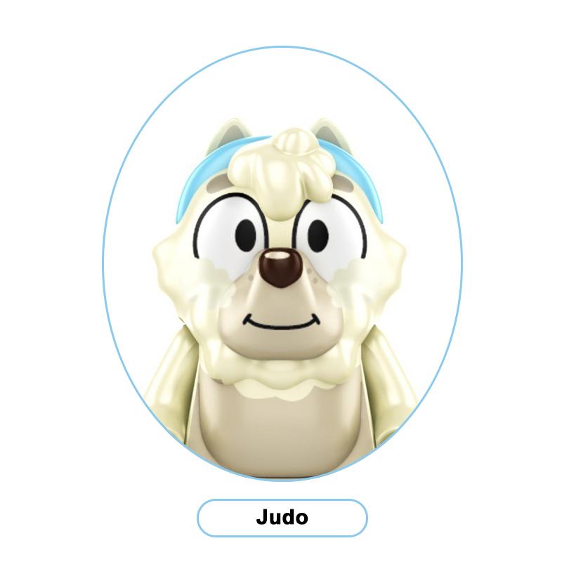 Bluey En Bingo Poppen Speelgoed Serie Coco Mackenzie Mia Rad Schattig Mini Deeltjes Gemonteerd Anime Karakter Kinderspeelgoed Cadeau