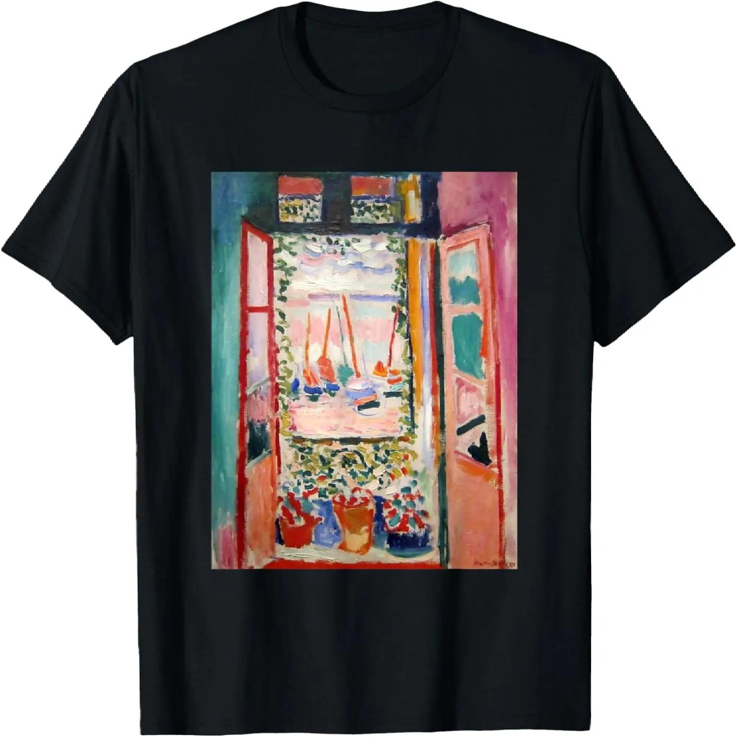 

Henri Matisse s Open Window at Collioure T-Shirt XXXXXL різнокольоровий