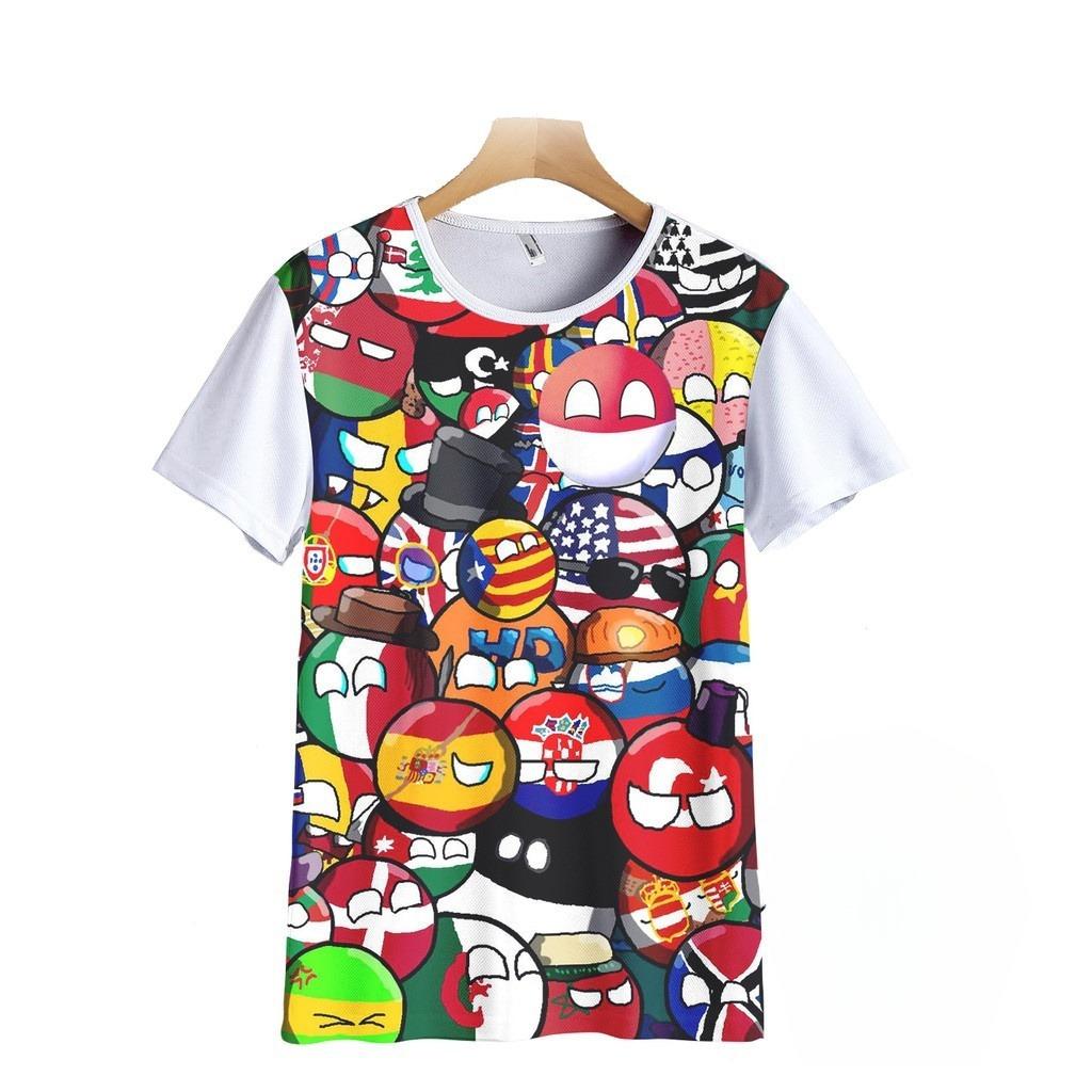 2025 3D Digital Print Short Sleeve Unisex Fashion Street T-Shirt Top Printed Short Sleeve