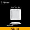 Ruhan Square Melamine Dinner Plates (Pack of 10)
