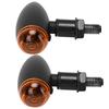 Motorcycle Waterproof Turn Signal Light Indicator Lamp Modification Accessory (Black)