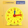 Montessori Math Clock for Kids: Time Recognition Teaching Aids for First Grade Learning