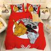 Gamer Digital-monsters Beding Set Digimon Soft with Soft Fabric Duvet Cover Plus Pilowcases Unfiled Single Double Bed Children Young Gift