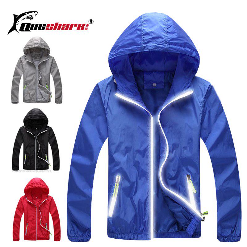 SunProtective Cycling Jacket Reflective Night Running Sportswear