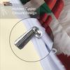 3pcs Merry Christmas Santa Claus Printed Chipless Duvet Cover Set Multi Size Bedroom Bedding Decoration Machine Washable