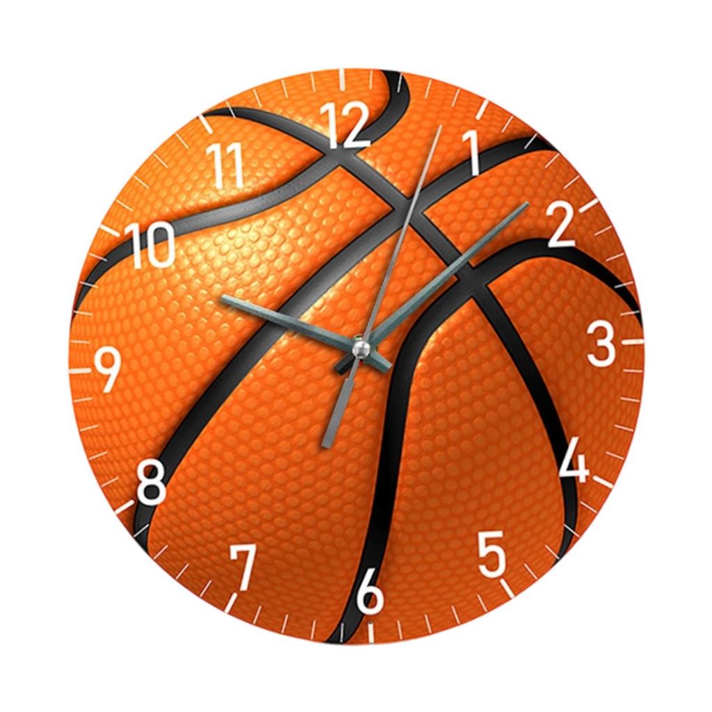 Basketball Wall Clock for Kitchen And Boy's Room