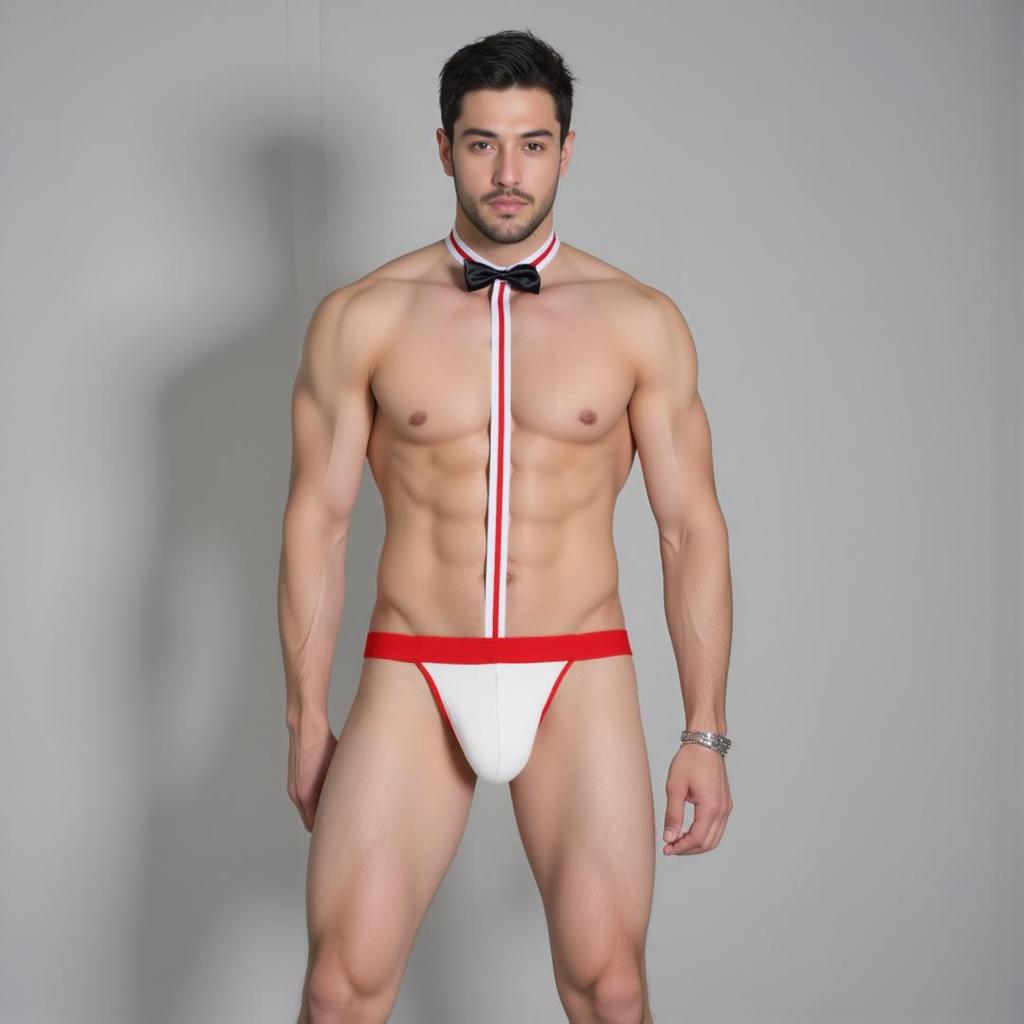 Men's Sexy Lingerie: Comfortable Breathable Thong & Jockstrap Bodysuit