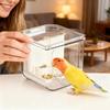 Transparent Automatic Feeding Device Large Capacity Bird Food Dispenser  Balcony