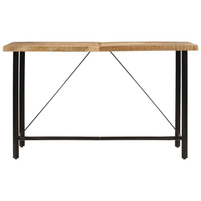 VidaXL Bar Table, Rectangular Bistro Table, End Table, Dining Table, Living Room Furniture, Solid Wood 356383