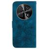 For Huawei nova 12i 4G Wallet Case PU Leather Phone Cover Flower Imprinted