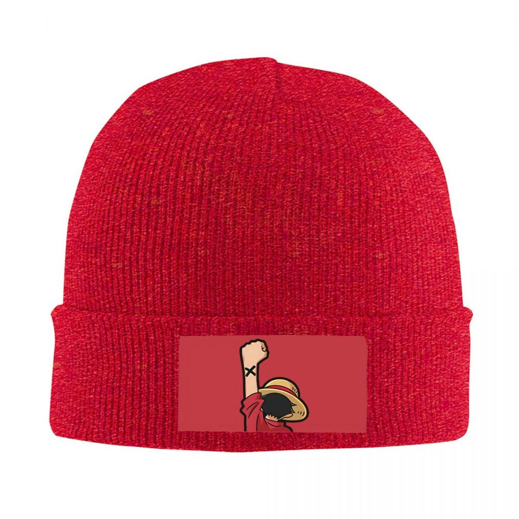 Custom Japan Luffy Bonnet Hat Knitted Hat Unisex Women Fashion Unisex Adult Unisexgas Winter Warm Beanies Cap