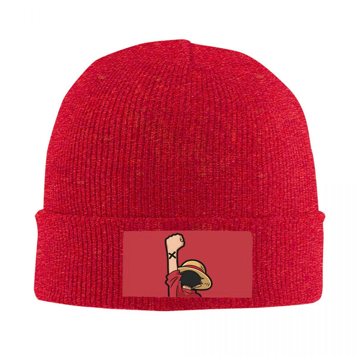 

Custom Japan Luffy Bonnet Hat Knitted Hat Unisex Women Fashion Unisex Adult Unisexgas Winter Warm Beanies Cap One Size