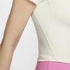 Nike Dri-Fit One Fitted Rundhals Slim Fit Schnelltrocknend Kurzarm Top Damen Tops Segelweiß HM4584133