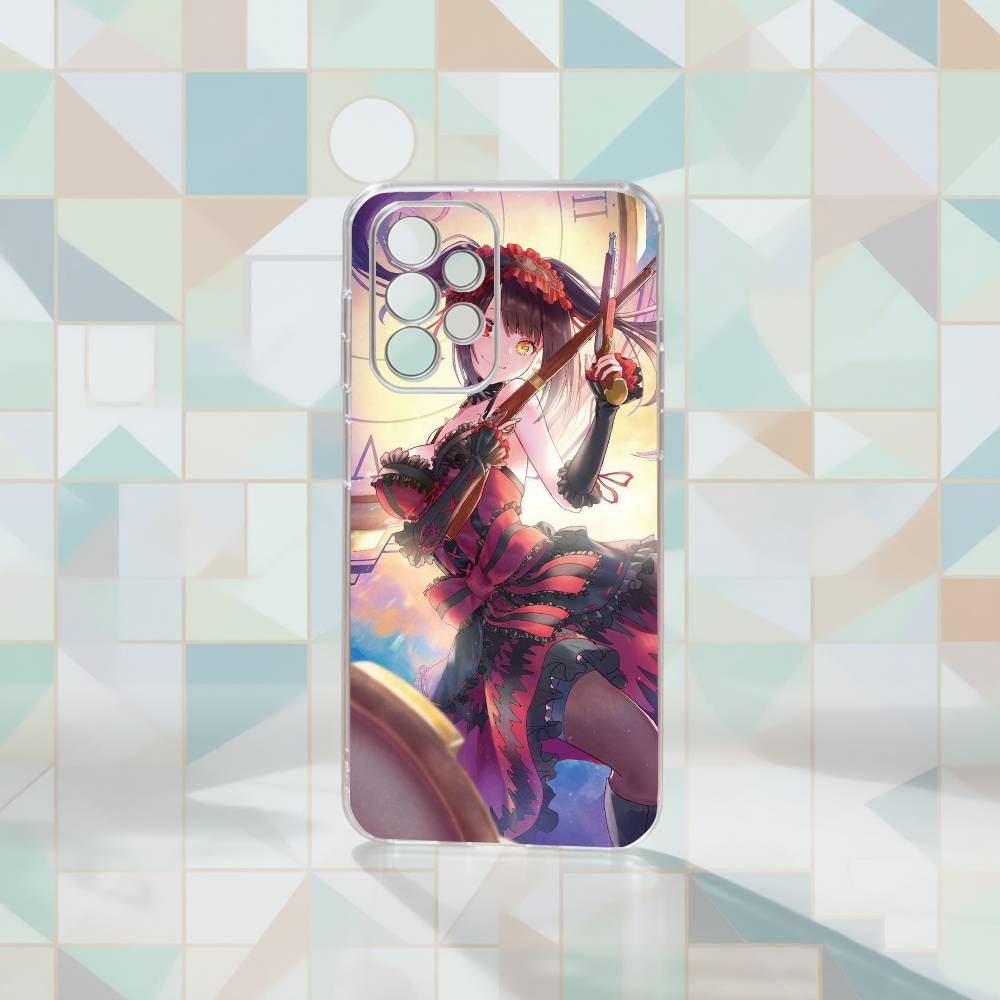 Date A Live Tokisaki Kurumi Phone Case Transparent Silicone Soft For Samsung S25,S24,S21,S22,S23,S30,Ultra,S20,Plus,Fe