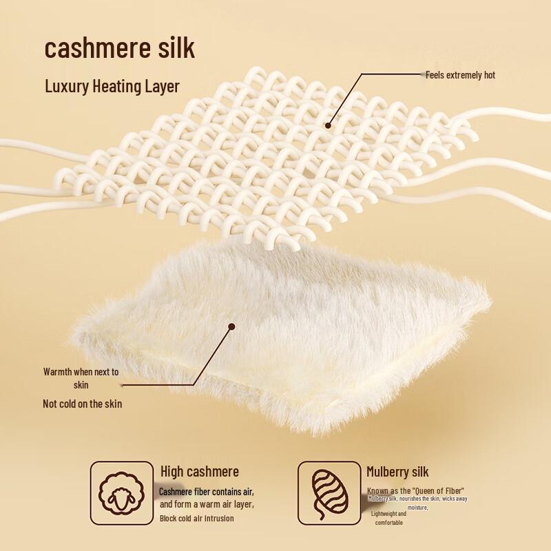 Fenteng Women's Modal-Wool-Silk Antibacterial Thermal Set