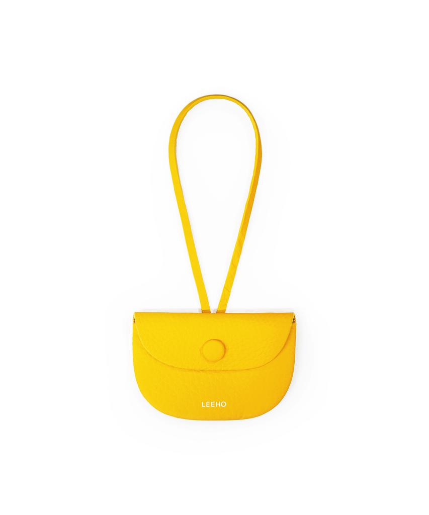 Leeho Card Wallet Bag Charm Karina S (Yellow)