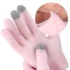 Feather Yarn Gel Touchscreen Gloves & Moisturizing Hand Mask Set