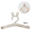 5 Pieces Children Clothes Hanger Wooden for Boys Girls Kids Present Gifts