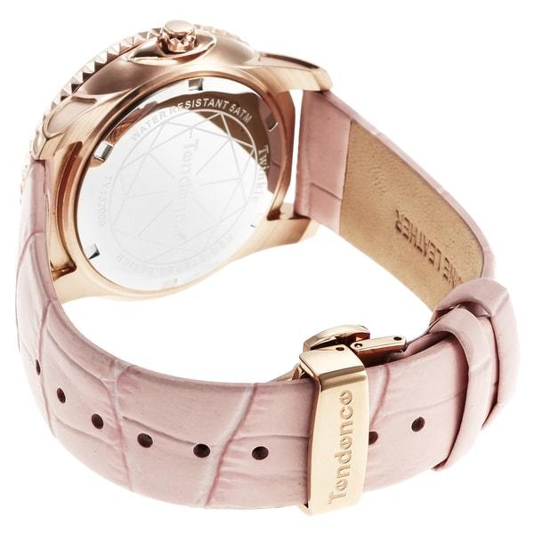 Tendence Women's Leather Strap Watch TY132008