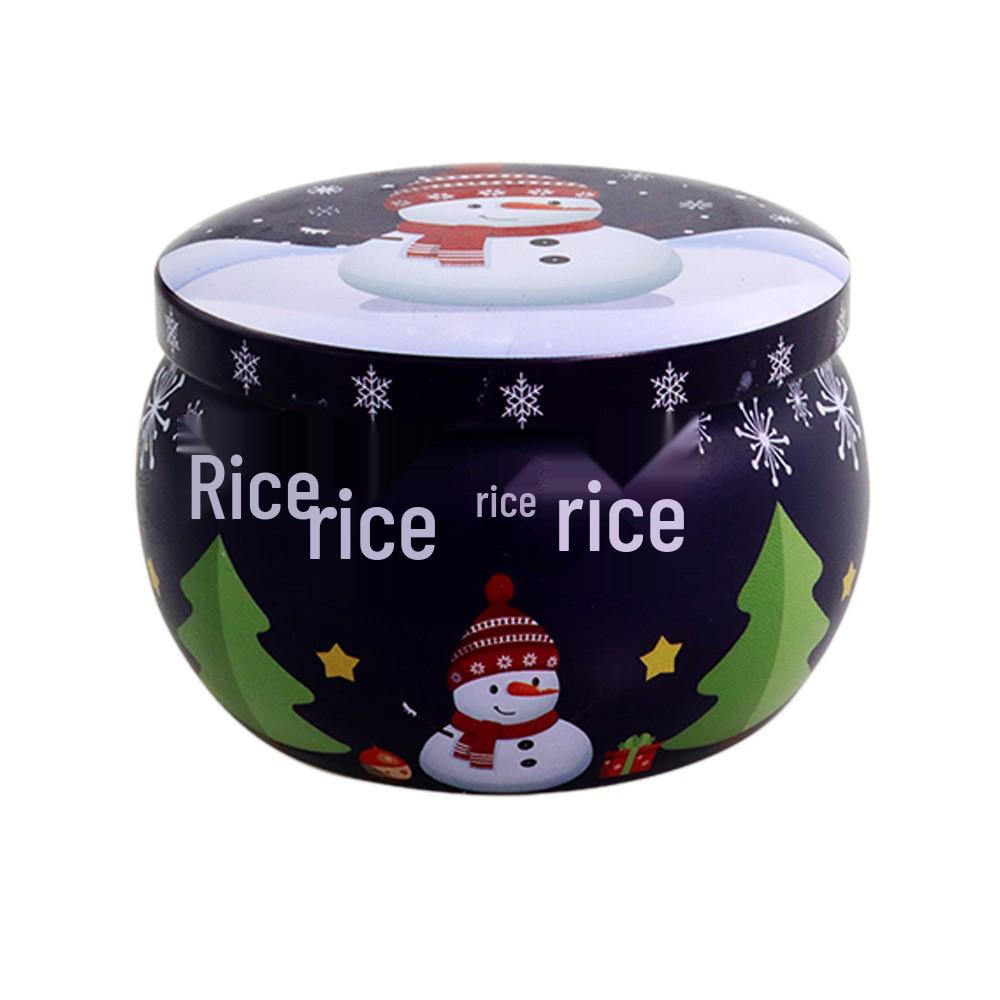 4.4oz Aroma Candle In Drum-shaped Tinplate Gift Jar