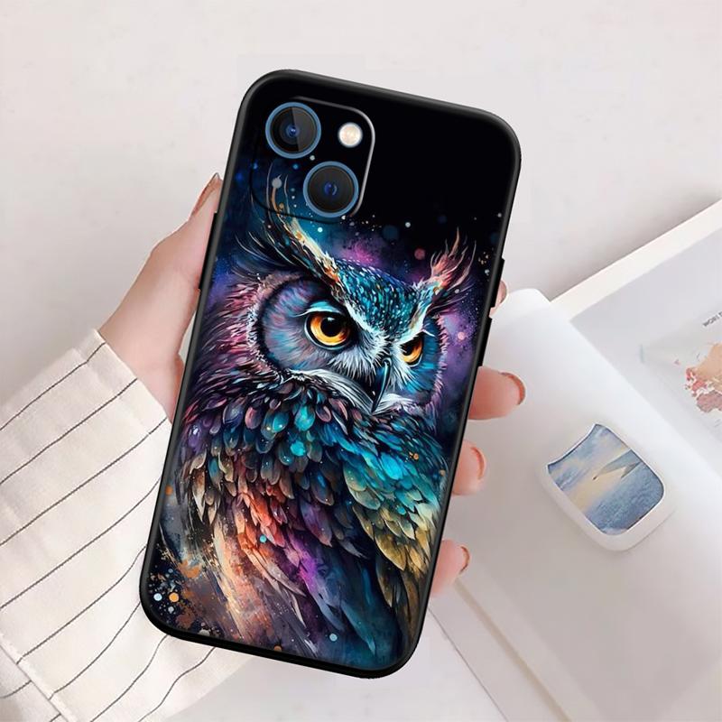 Cartoon Art Owl New High-End Shell Phone Case for Xiaomi Poco C40 C50 C51 C55 C65 C71 C75 F2 F3 F5 F6 F7 M2 M3 Pro Ultra